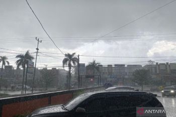 Sejumlah wilayah Sultra berpotensi diguyur Hhujan lebat hari ini