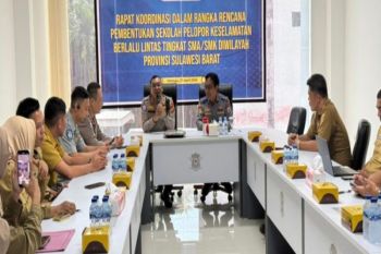 Polda Sulbar meluncurkan sekolah pelopor keselamatan berlalu lintas
