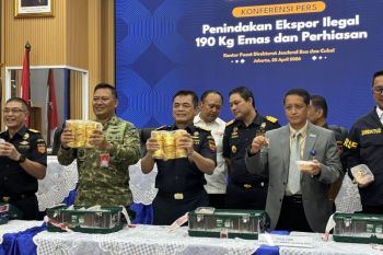 Bea Cukai gagalkan ekspor ilegal emas, cegah kerugian negara Rp41,19 miliar