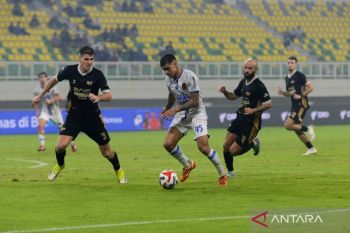 Penalti Alex Martins antar Dewa United bekuk Persijap Jepara 1-0