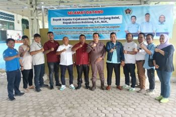 Kajari kunjungi PWI Tanjungbalai, ini kata Bobon Robiana