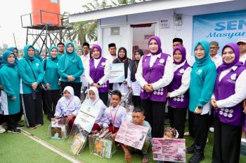 TP Posyandu dukung pemulihan warga huntara di Aceh Utara