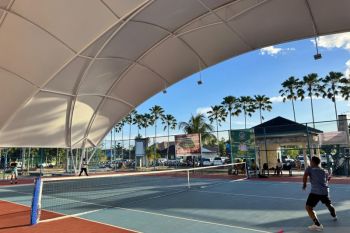 Gubernur Kaltara Resmikan Lapangan Tenis Ahmad Yani