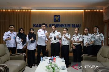 Perkuat Sinergi Antar Instansi, Kemenkum Riau Terima Kunjungan Kanwil Ditjen PAS Riau