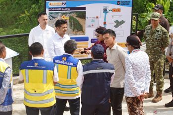 Wapres tinjau pembangunan Bendungan Bagong Trenggalek