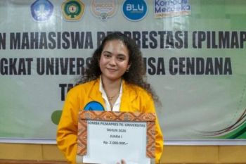 Karin Bistolen juara Pilmapres Undana 2026 dengan skor tertinggi