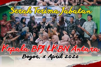 Serah terima jabatan K&egrave;pala BPJ LKBN Antara