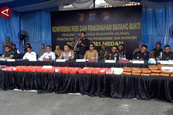 Polrestabes Medan ungkap 119 kasus, 184 tersangka hasil Ops Ketupat