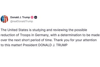 Trump tinjau rencana pengurangan pasukan AS di Jerman