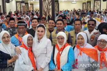 PPIHMakassar berangkatkan 387 calon haji Maluku Utarake Arab Saudi