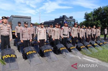 Polres Belitung siagakan 200 personel jaga keamanan Hari Buruh Internasional 2026