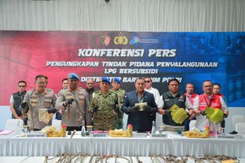Bareskrim Polri ungkap penyalahgunaan elpiji subsidi di Klaten