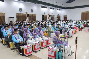 439 jamaah haji gelombang satu asal Ciamis diberangkatkan