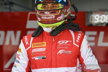 Sean Gelael finis urutan 14 usai tabrakan di Spa-Francorchamps