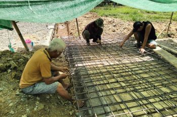 Kodim 1303 bangun jembatan perkuat ekonomi warga Desa Lolayan