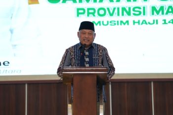 Wagub Malut lepas JCH, ingatkan jaga kesehatan dan kekompakan