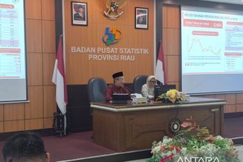 Harga tiket pesawat naik, Riau pada April 2026 inflasi 0,13 persen