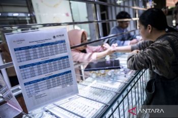 Daftar harga emas hari ini di Pegadaian: UBS-Galeri24 stabil, Antam turun