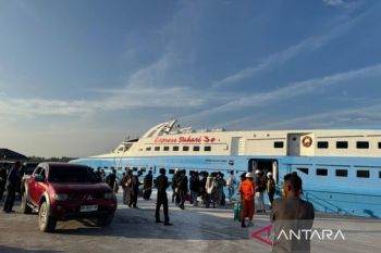 Jumlah penumpang angkutan laut di Babel Maret naik 201,32 persen