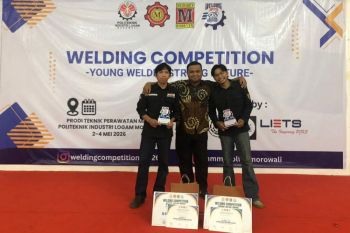 Mahasiswa Politeknik ATI Makassar raih juara Welding Competition 2026 di Morowali