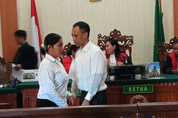 Hakim vonis pasutri di Denpasar 1,5 tahun penjara karena kasus narkoba