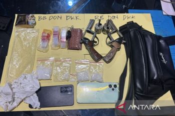 Polisi di Jambi amankan senjata api rakitan dari tersangka narkoba