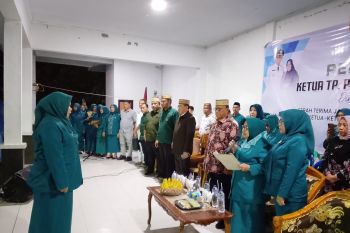 Penguatan peran keluarga, TP PKK Kabila dan Dasawisma resmi dilantik