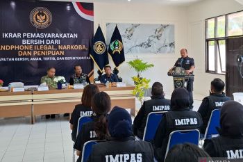 Ditjenpas NTT berikrar berantas narkoba dan Hp ilegal