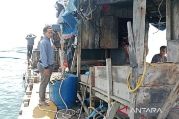 Polres Bangka Barat tertibkan tambang timah ilegal di Perairan Mentok