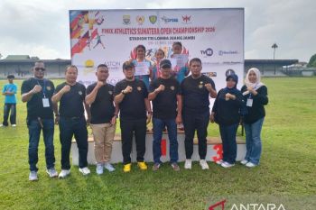 Ketum KONI Jambi Finix Athletics Sumatera Open Championship 2026 ajang cari atlet prestasi