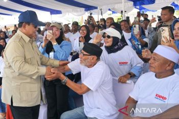 Prabowo tegaskan pemerintah hadir untuk nelayan di seluruh Indonesia