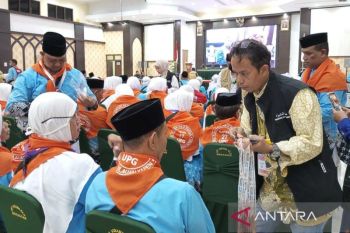 JCH asal Papua masuk Asrama Haji Sudiang Makassar