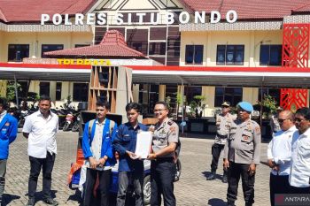 Kapolres Situbondo apresiasi PMII STAINH demo soal kasus BBM subsidi