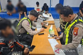 Polisi amankan pelaku balap liar gunakan knalpot brong di Kapuas