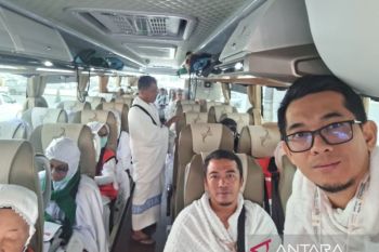 PPIH berangkatkan 444 calon haji Kloter 8 PLM dari Madinah ke Makkah