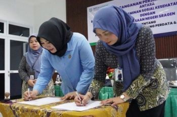 BPJS Kesehatan Surakarta dengan Kejaksaan Negeri Sragen teken kerja sama