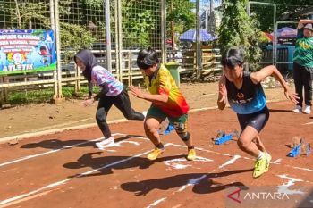 Ratusan pelajar bersaing pada lima cabor O2SN tingkat Kabupaten HST