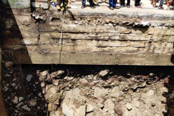 Dua jembatan di OKU Selatan putus diterjang luapan air sungai