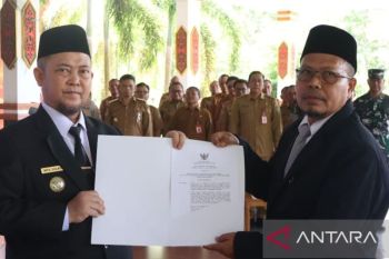 Bupati Katingan lantik Pj Direktur PDAM Kasongan