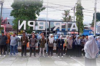 Apel pagi Kantor Pertanahan Kabupaten Pasaman perkuat disiplin dan kinerja pegawai