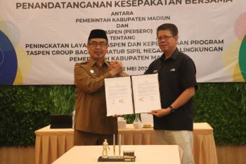 Pemkab Madiun dan Taspen kerja sama tingkatkan layanan bagi ASN