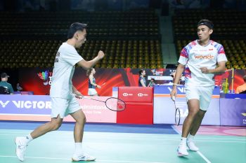 Bagas/Putra kandas pada babak pertama Thailand Open 2026