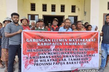 Polres Tambrauw dan warga deklarasi jaga kamtibmas
