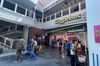 Kebakaran di Mal Cihampelas Walk Bandung dipadamkan dalam waktu setengah jam