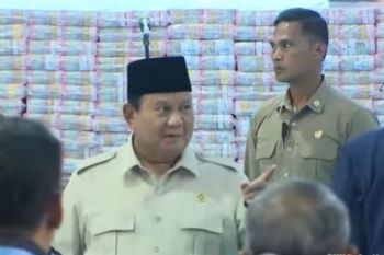 Presiden Prabowo hadiri penyerahan hasil penyelamatan uang negara