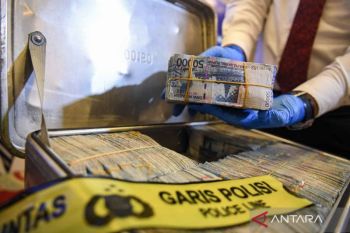 Bank Indonesia bersama Polri musnahkan 466.535 lembar uang palsu