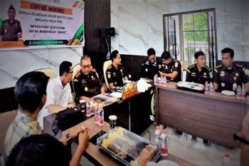 Kajari Barut perkuat sinergi dengan insan pers melalui coffee morning