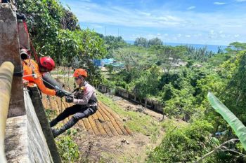 Brimob - Basarnas Nias tingkatkan kesiapsiagaan hadapi situasi darurat