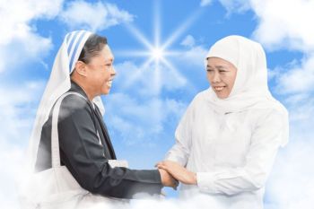 Khofifah serukan toleransi persaudaraan saat Kenaikan Yesus Kristus