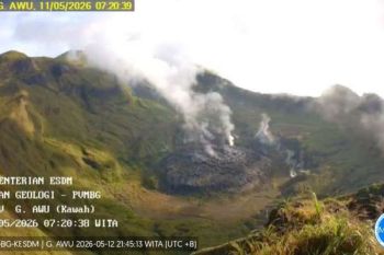 ESDM: Gempa vulkanik dangkal Gunung Awu naik 21 kejadian/hari